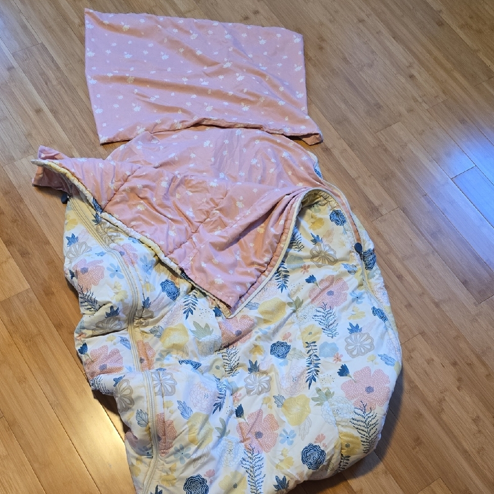 Floral Bedding Set with Pillowcase